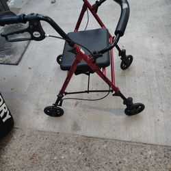 Walker With Seat