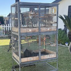 Large Pet Cage Two In One