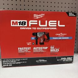 Milwaukee New 1 1/8” Rotary Hammer One Key Fuel M18