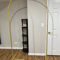 7.2 Ft Arch Backdrop Stand With White Cover 