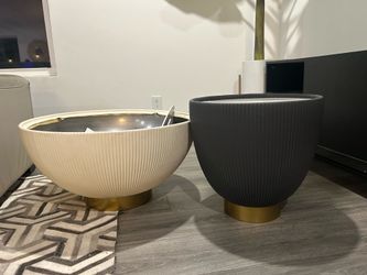 High end coffee drum table set