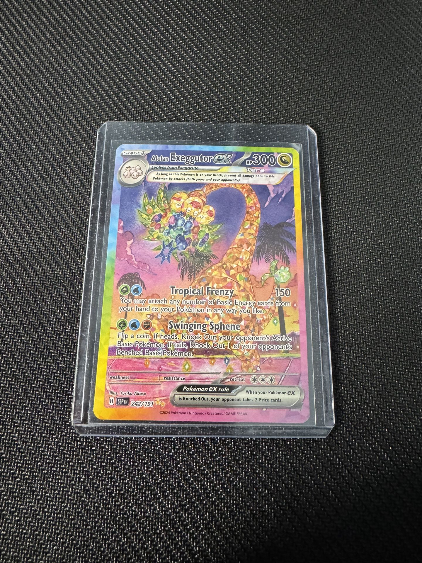 Alolan Exeggutor ex 242/191 Sv08: Surging Sparks Holo
