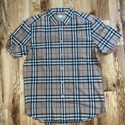 Burberry Check Shirt Men’s Size Large Chrome Hearts