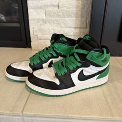 Jordan 1 Highs - Green, White & Black - 3Y 