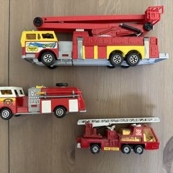 Vintage Diecast Fire Trucks 