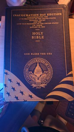 January 20th 2025 Inauguration Day Bible
