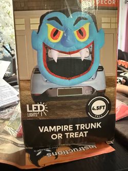 Vampire Trunk or Treat Inflatable LED Decoration