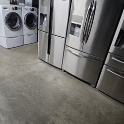 Huge Liquidation Sale Store Full Nice Certified Lightly Used Washer Dryer Refrigerator Oven Stove Stackable Free Warranty Kenmore Maytag Whirlpool LG 