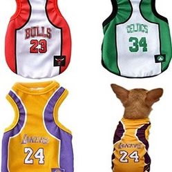 3Pack Dog Sport Jersey's Clothes