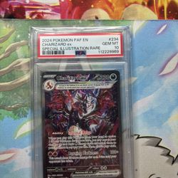 2024 Pokémon TCG Paldean Fates Charizard Special Illustration Rare Psa 10