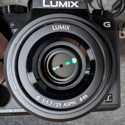 Panasonic Lumix G7 4k Camera (W/ kit Lens & 25mm 1.7 Lens)