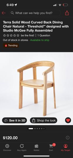 Target Chair (read Description)