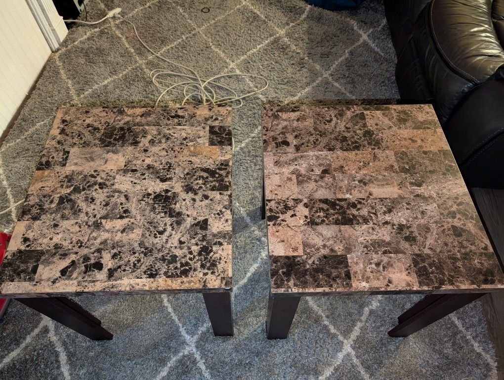 Coffee Table And Two Matching Side Tables