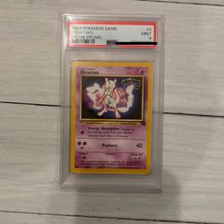 Pokemon Mewtwo WOTC promo PSA 9