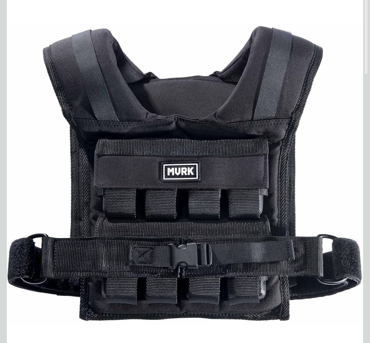 MVRK Weighted Vest Men 35lbs - Weighted Workout Vest With Removable Iron Weights, Heavy Duty Weighted