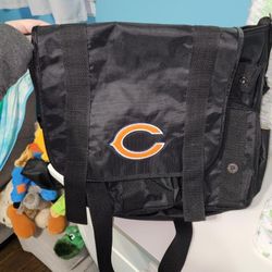Chicago Bears Diaper Bag W/ Changing Pad.