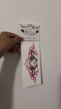 Moe Flavor Temporary Tattoo Sheet