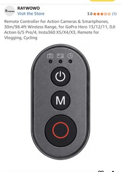 Brand New : Remote Controller for Action Cameras & Smartphones