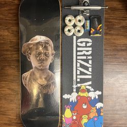 Brand New FA Jason Dill Sculpture 8.25 Complete Skateboard.