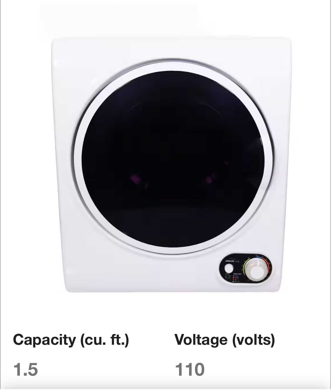 Magic Chef compact electric dryer