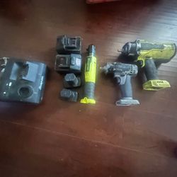 Snap On Impacts And Ratchet 