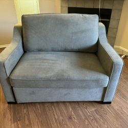 Twin size chair that folds to sleeper