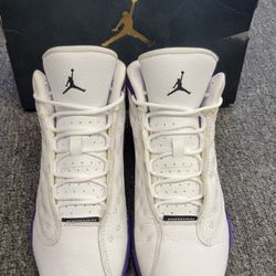Nike Air Jordan Retro 13 Lakers Athletic Purple 884129-105 Size 5Y