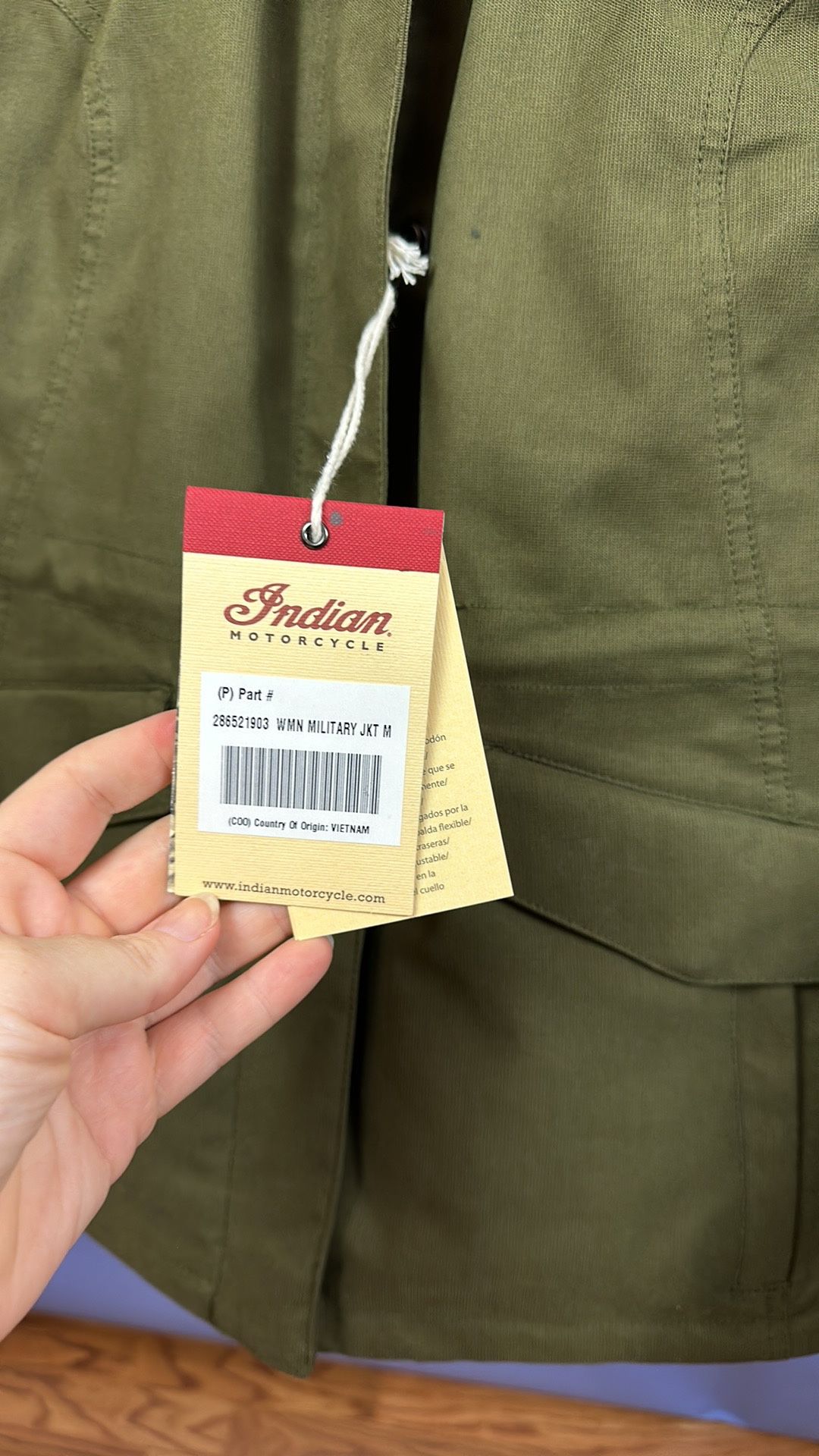 Women’s Indian motorcycle Jacket M