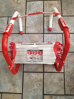 Fire Escape Ladder 2-Story Rope Ladder 13Ft Fire Escape Ladder