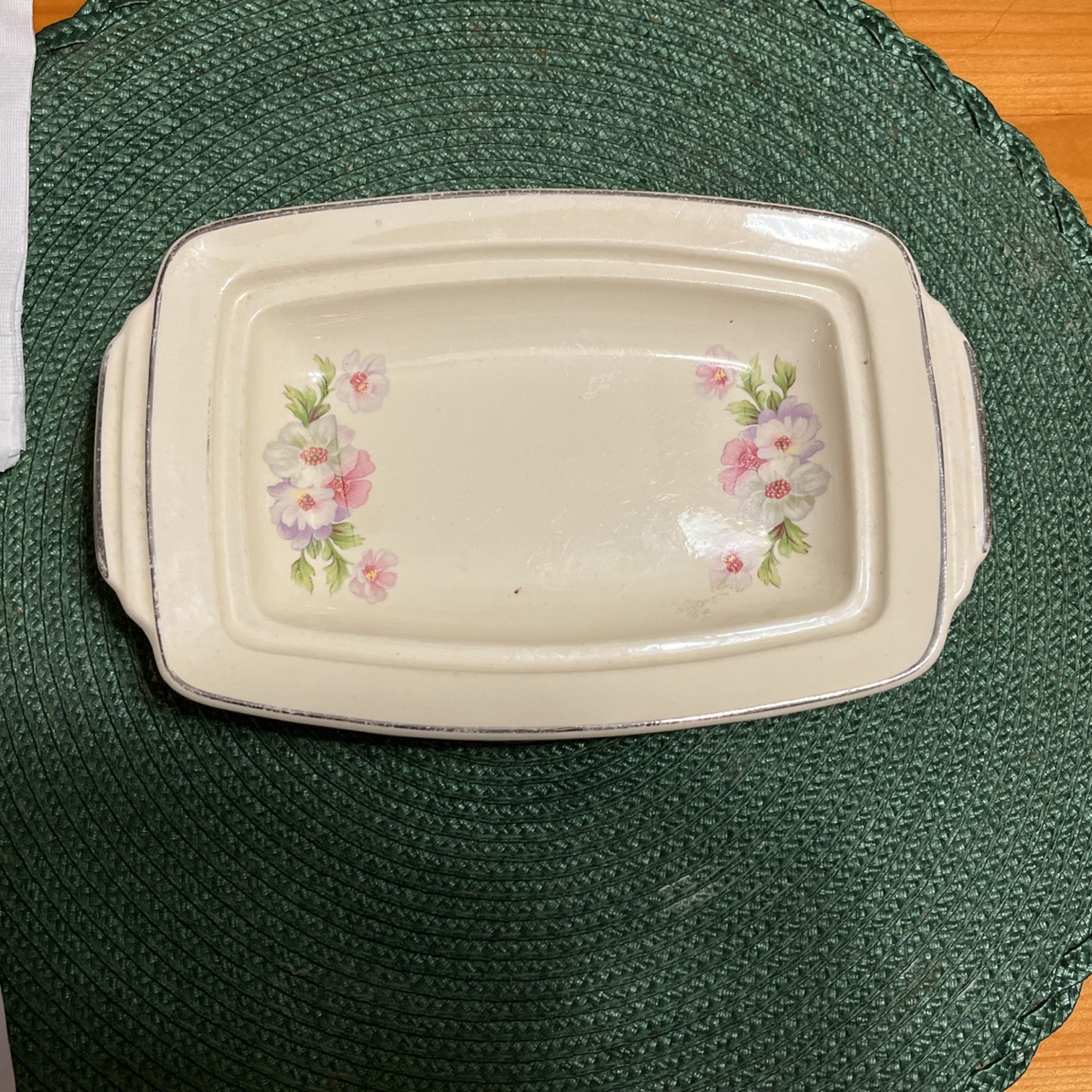 Vintage Homer Laughlin Butter Dish
