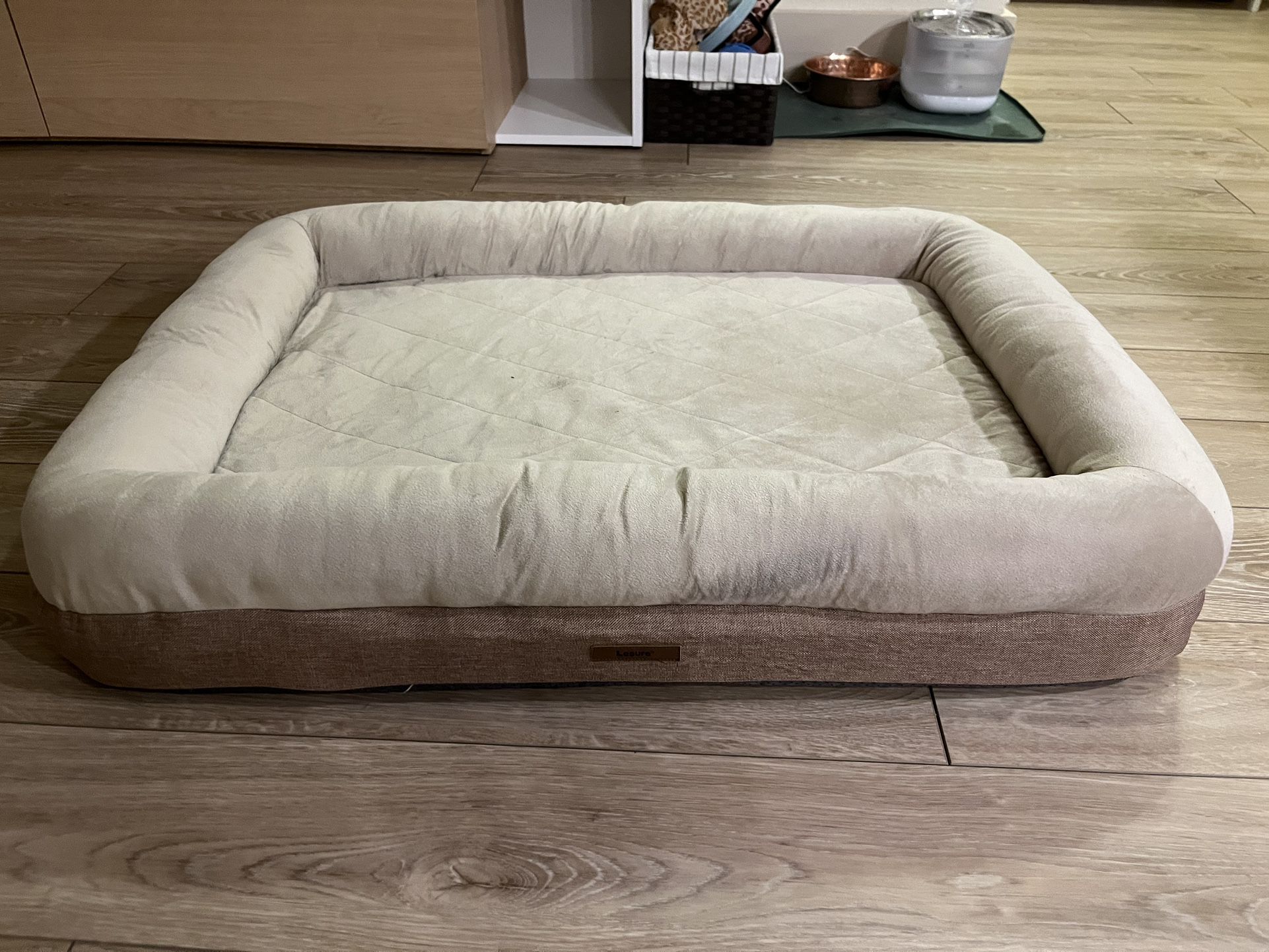 New Orthopedic Dog Bed With Bolster And Memory Foami