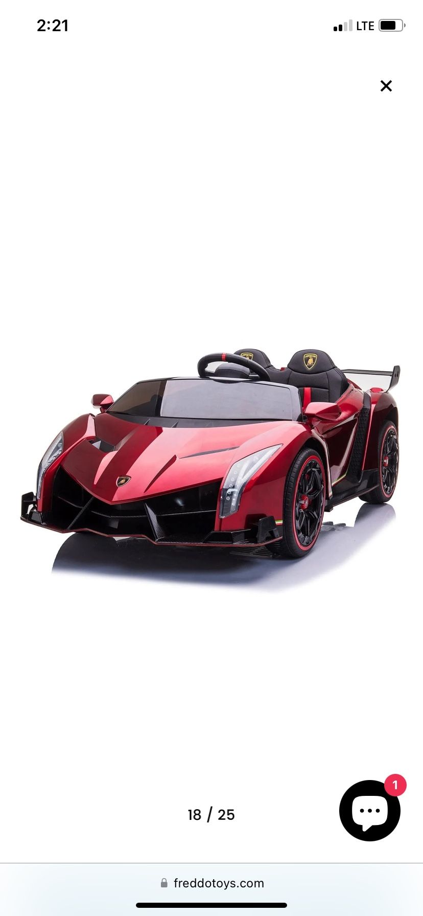 Lamborghini Kids Power Wheel
