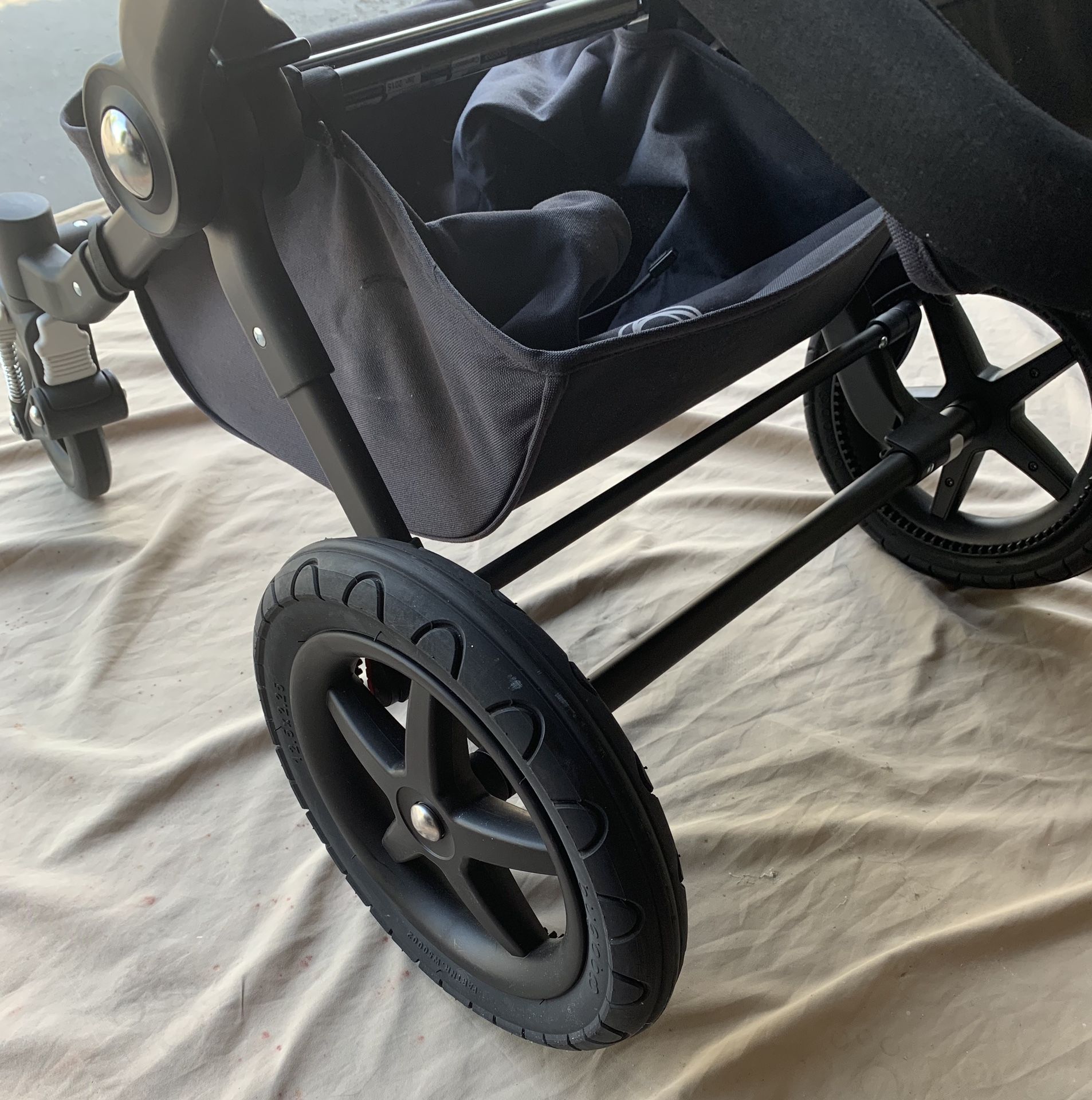 combi double side by side stroller Bēbee Twin: Best Folding black flotter Color:Hand muff (gray) 4 Fjällräven Kånken No. 2 our twin high