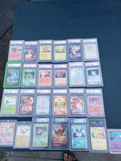 Another Big Collection of BECKET & PSA 10 9.5 9 8.5 from $80! Firm each to $500 each. $4000! All or trade for car truck mini van all Pokémon cards