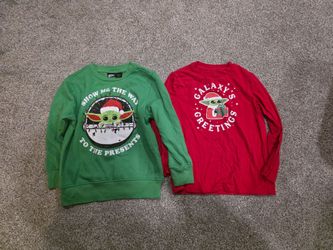 Kids Christmas Star wars shirts