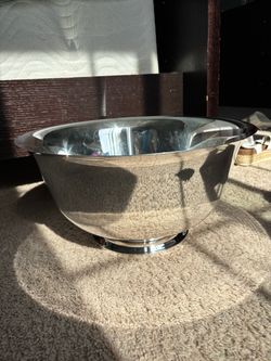 Webster Wilcox punch bowl set