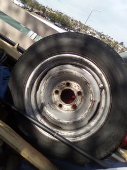 Steel rimmed w/ Bfg's touring T/a 205/65x 17