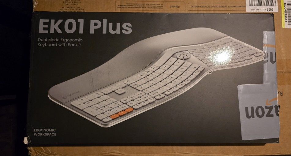 NIB ProtoArc EK01 Plus Ergonomic Keyboard