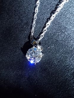 1.9 Moissanite Diamond Carat Pendant