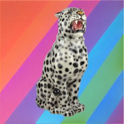 22” Capodimonte Leopard Statue 🐆 Jaguar / Panther / Cheetah / Big Cat