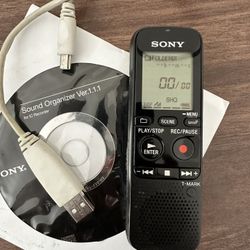 Sony Voice Recorder with Original Software – Excellent Condition!