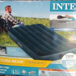 Camping Bed Airbed Twin Size New With Pump