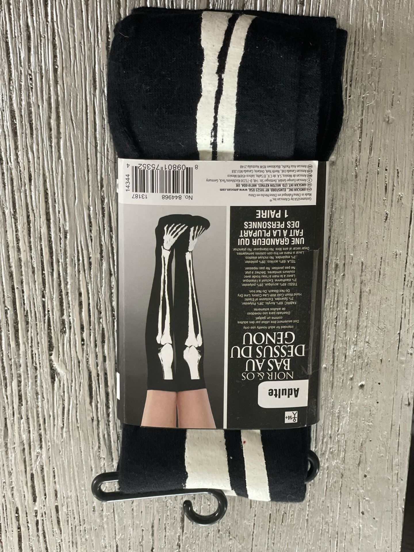 Skeleton Knee High Socks