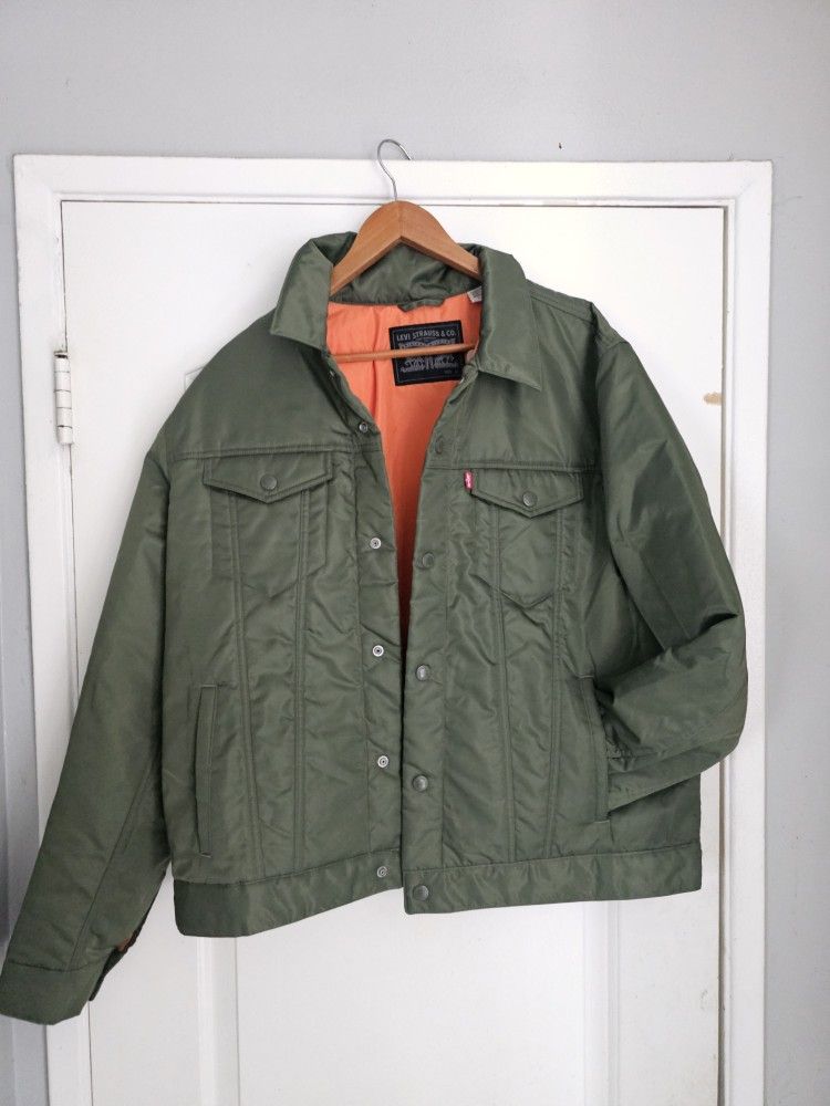Men's XL Green Trucker Jacket Levi's
