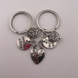 Mother&daughter Keychain accessory