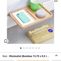 Bambo Side Bed Shelf