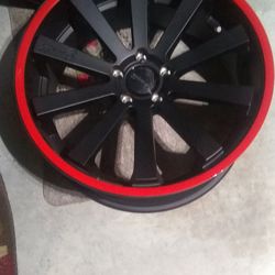 Colored Wheel/Rim Lip Protectors