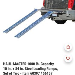 Steel Loading Ramps, Set of 2