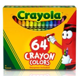 Crayola Crayons - 64 Crayon Colors w/ Sharpener