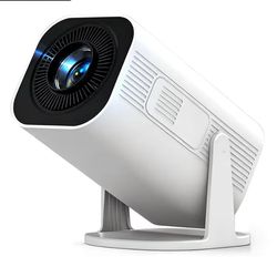 Mini Projector, 250 ANSI Lumens, Support 4K, Auto Keystone, 210° Rotation, Bluetooth 5.4, WiFi 6, Android 11, 1080P Portable, Compatible with Smartpho